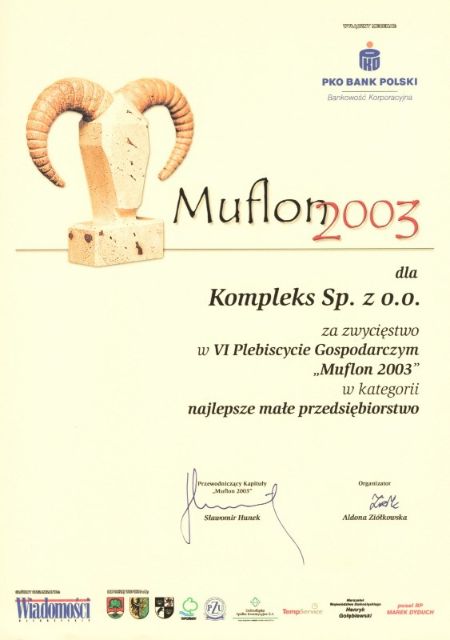Plebiscyt MUFLON, 2003 r. 
